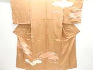 雲に雪芝模様訪問着